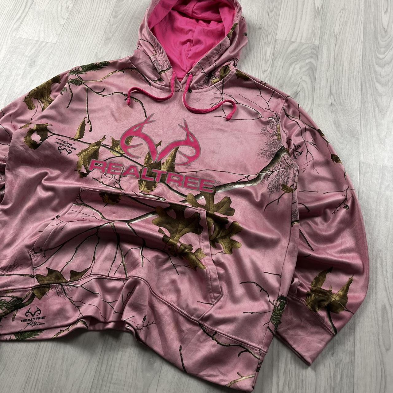 VINTAGE REALTREE HOODIE CAMO PINK