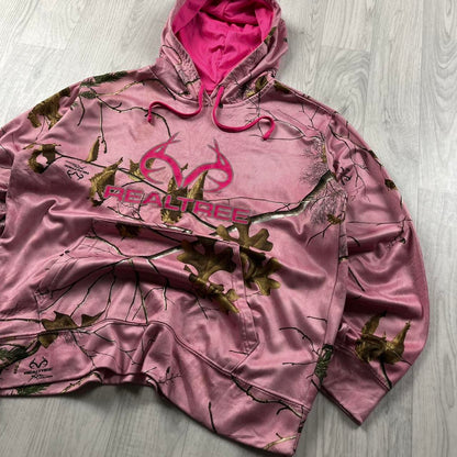 VINTAGE REALTREE HOODIE CAMO PINK