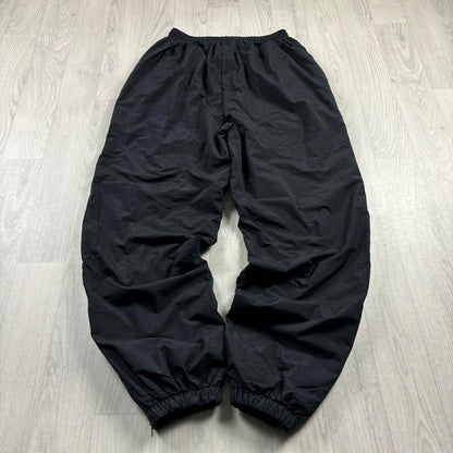 VINTAGE Y2K CHAMPION BAGGY TRACKSUIT BOTTOMS BLACK