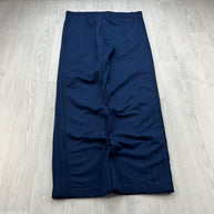 VINTAGE Y2K ADIDAS BAGGY TRACKSUIT BOTTOMS NAVY