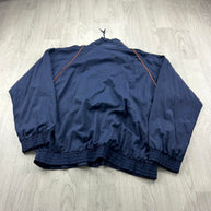 VINTAGE 90s ADIDAS LIGHTWEIGHT TRACK JACKET NAVY