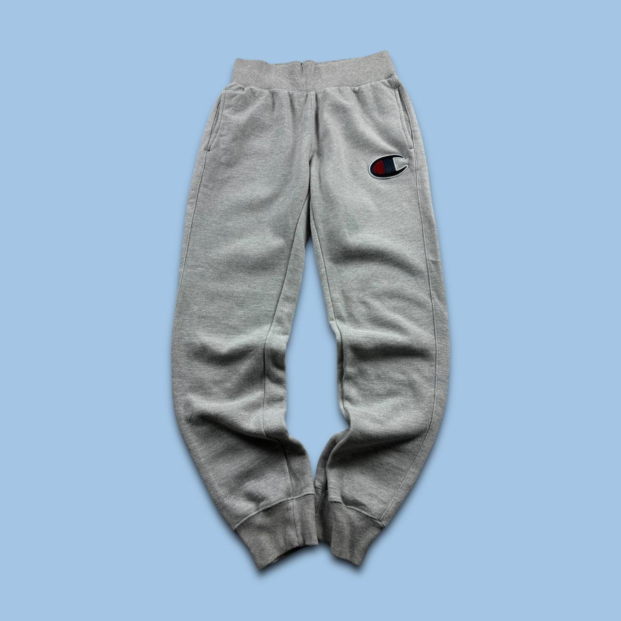 VINTAGE CHAMPION REVERSE WEAVE COTTON SWEATPANTS GREY