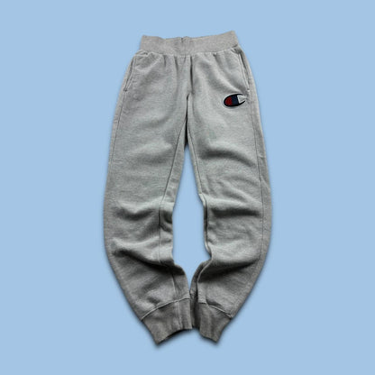 VINTAGE CHAMPION REVERSE WEAVE COTTON SWEATPANTS GREY