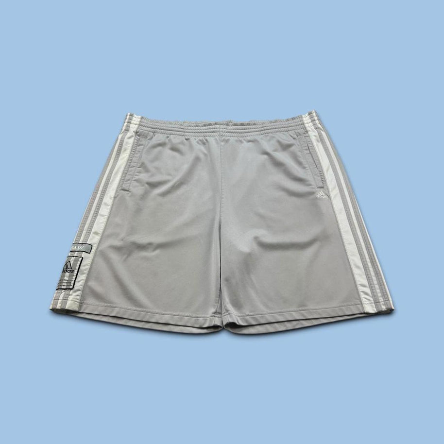 VINTAGE Y2K ADIDAS BAGGY BASKETBALL SPORT SHORTS GREY