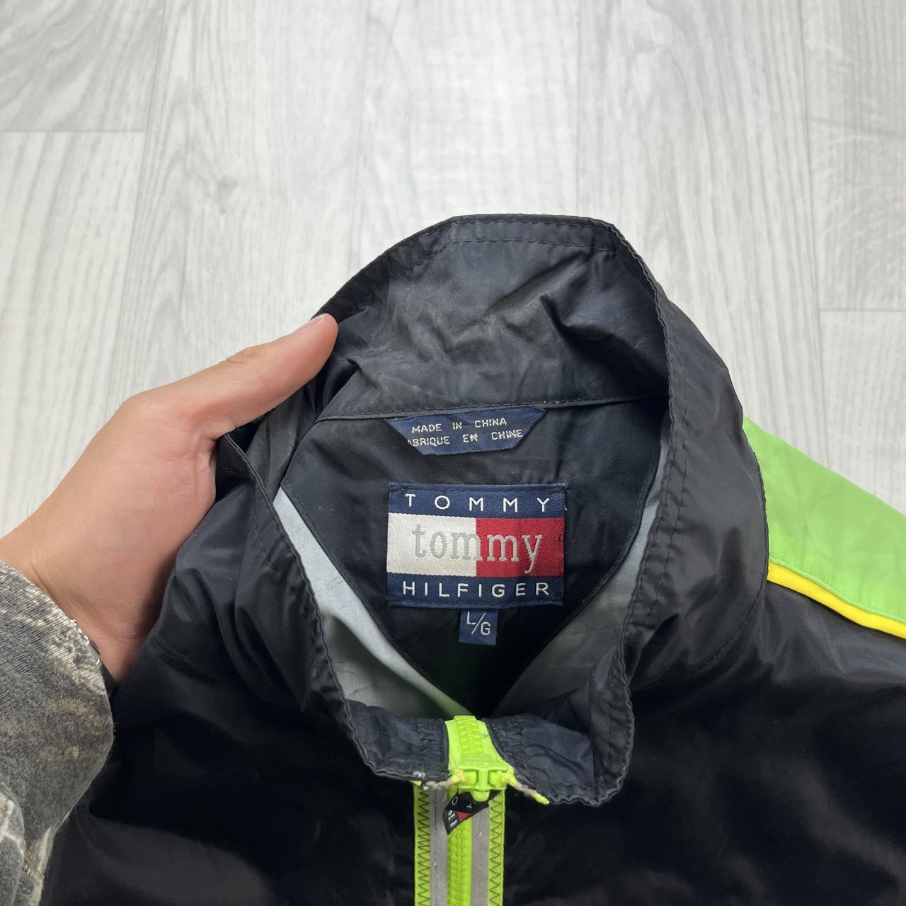 VINTAGE Y2K TOMMY HILFIGER TECHNICAL GILET VEST JACKET BLACK