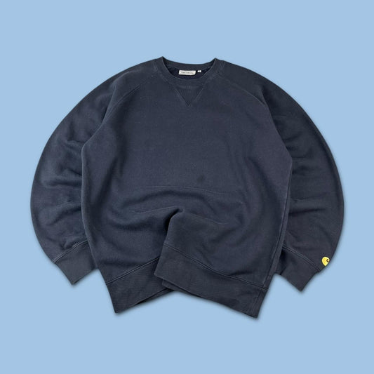 VINTAGE Y2K CARHARTT BOXY SWEATSHIRT NAVY