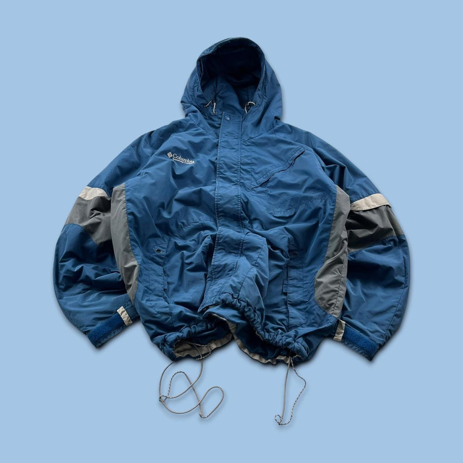 VINTAGE Y2K COLUMBIA TECHNICAL SKI JACKET BLUE