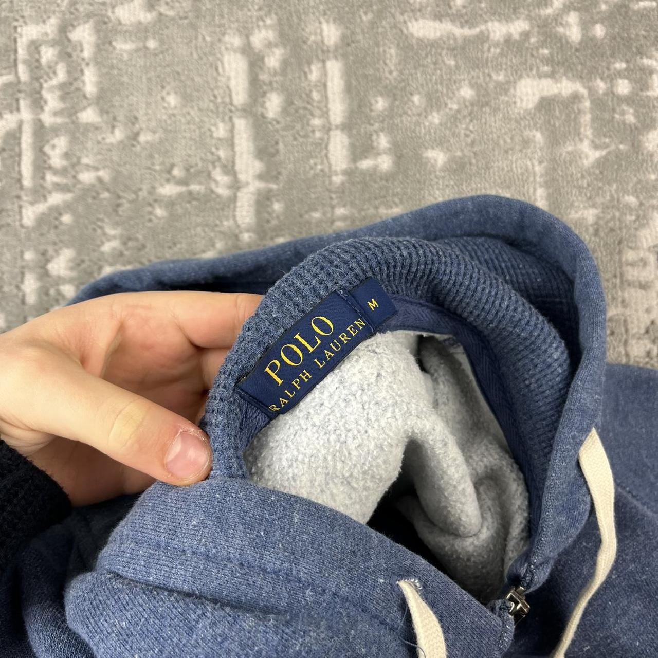 VINTAGE Y2K RALPH LAUREN ZIP UP HOODIE NAVY