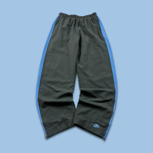 VINTAGE Y2K NIKE BAGGY TRACKSUIT BOTTOMS CHARCOAL GREY