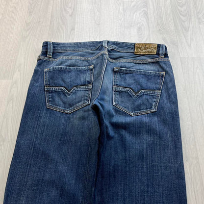 VINTAGE DIESEL LARKEE STRAIGHT LEG JEANS BLUE