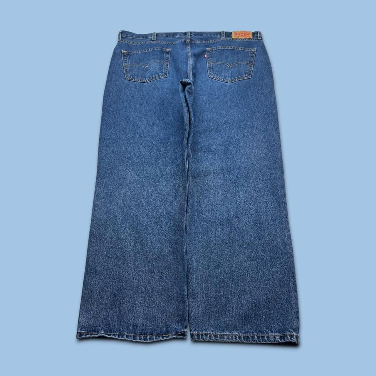 VINTAGE 00s LEVIS 550 SUPER BAGGY JEANS BLUE