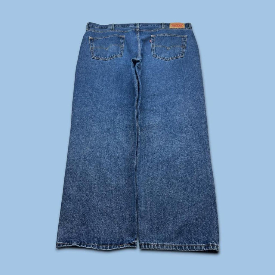 VINTAGE 00s LEVIS 550 SUPER BAGGY JEANS BLUE