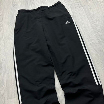 VINTAGE Y2K ADIDAS BAGGY TRACKSUIT BOTTOMS BLACK