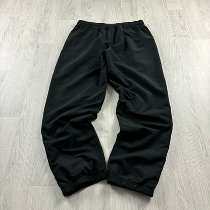 ADIDAS BAGGY TRACKSUIT BOTTOMS BLACK