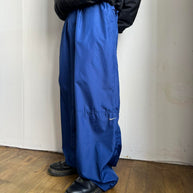 VINTAGE Y2K NIKE WIDE LEG UTILITY TRACKSUIT BOTTOMS BLUE