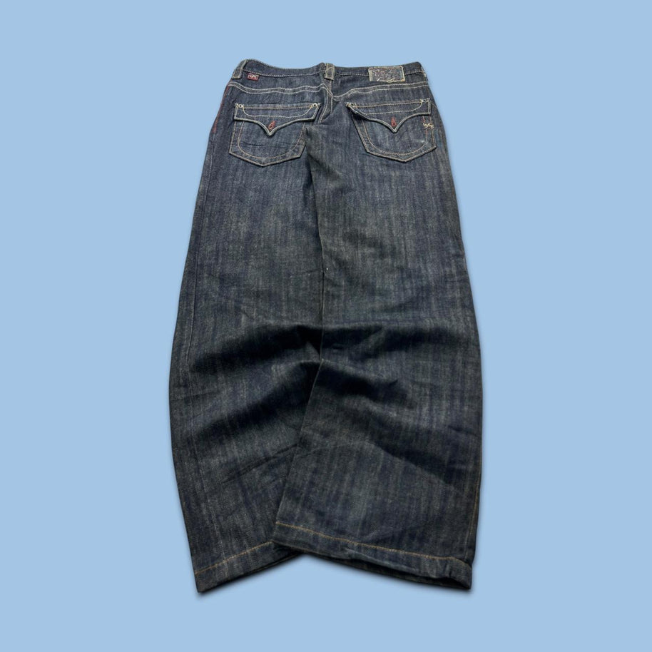 VINTAGE Y2K 5TH STREET BAGGY JEANS BLACK