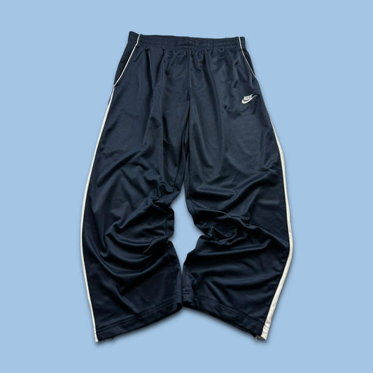 VINTAGE Y2K NIKE BAGGY TRACKSUIT BOTTOMS NAVY