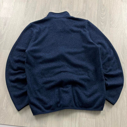 VINTAGE Y2K NFL PATRIOTS ZIP UP FLEECE NAVY