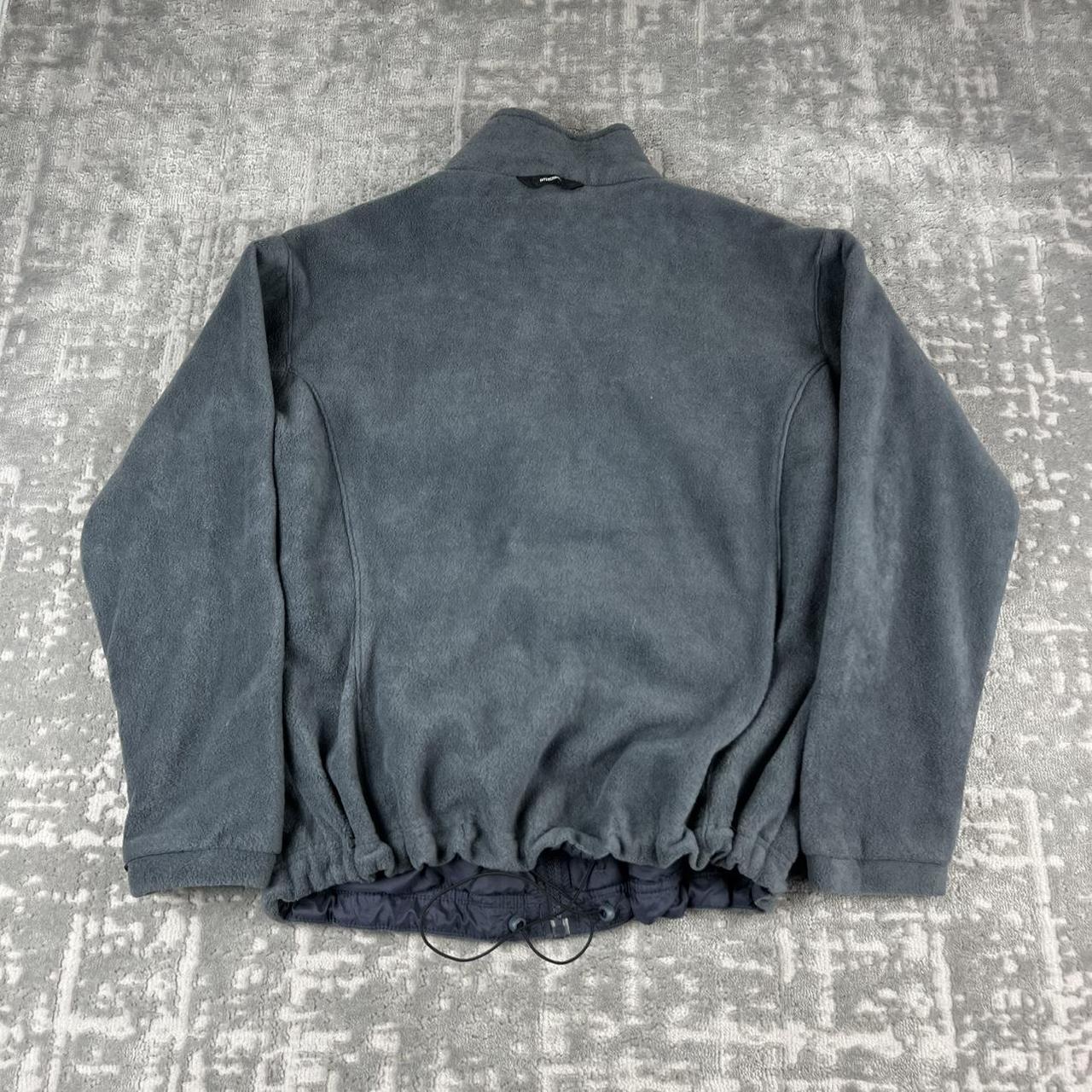 VINTAGE Y2K COLUMBIA ZIP UP FLEECE GREY