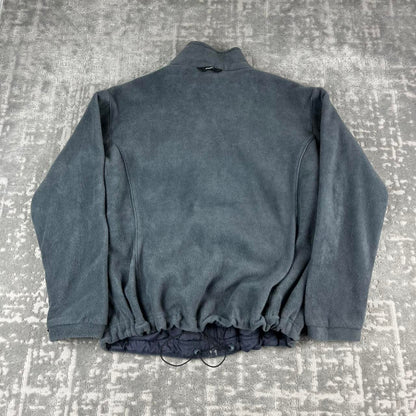 VINTAGE Y2K COLUMBIA ZIP UP FLEECE GREY