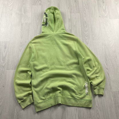VINTAGE Y2K ANIMAL GRAPHIC HOODIE GREEN