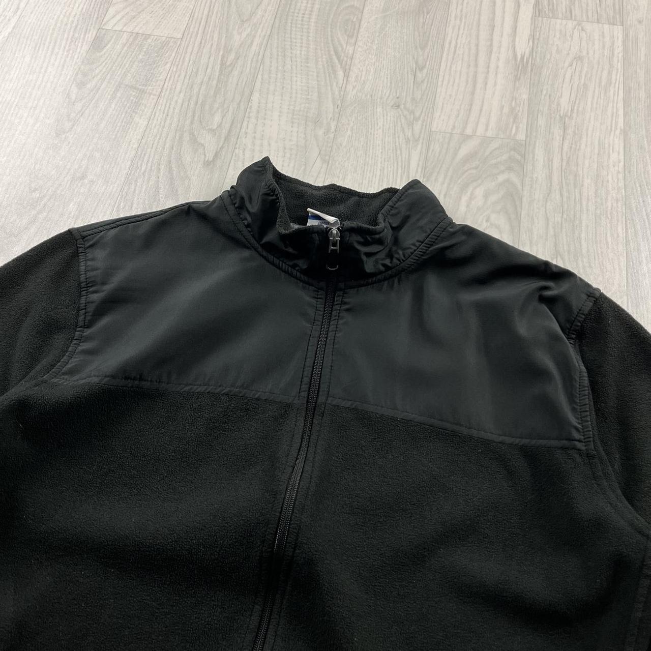 VINTAGE Y2K STARTER ZIP UP FLEECE BLACK