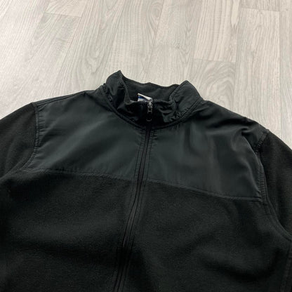VINTAGE Y2K STARTER ZIP UP FLEECE BLACK
