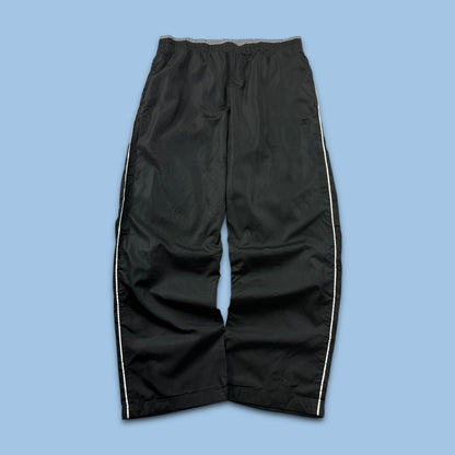 VINTAGE Y2K STARTER BAGGY TRACKSUIT BOTTOMS BLACK