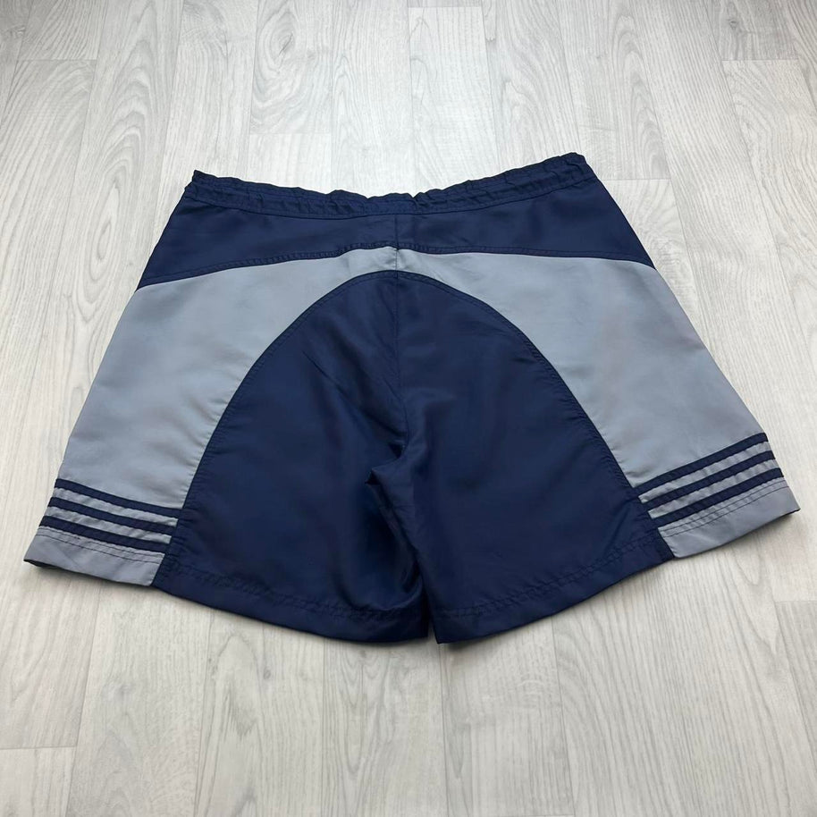 VINTAGE 90s ADIDAS SPORT SHORTS NAVY