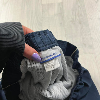 VINTAGE Y2K REEBOK BAGGY TRACKSUIT BOTTOMS NAVY