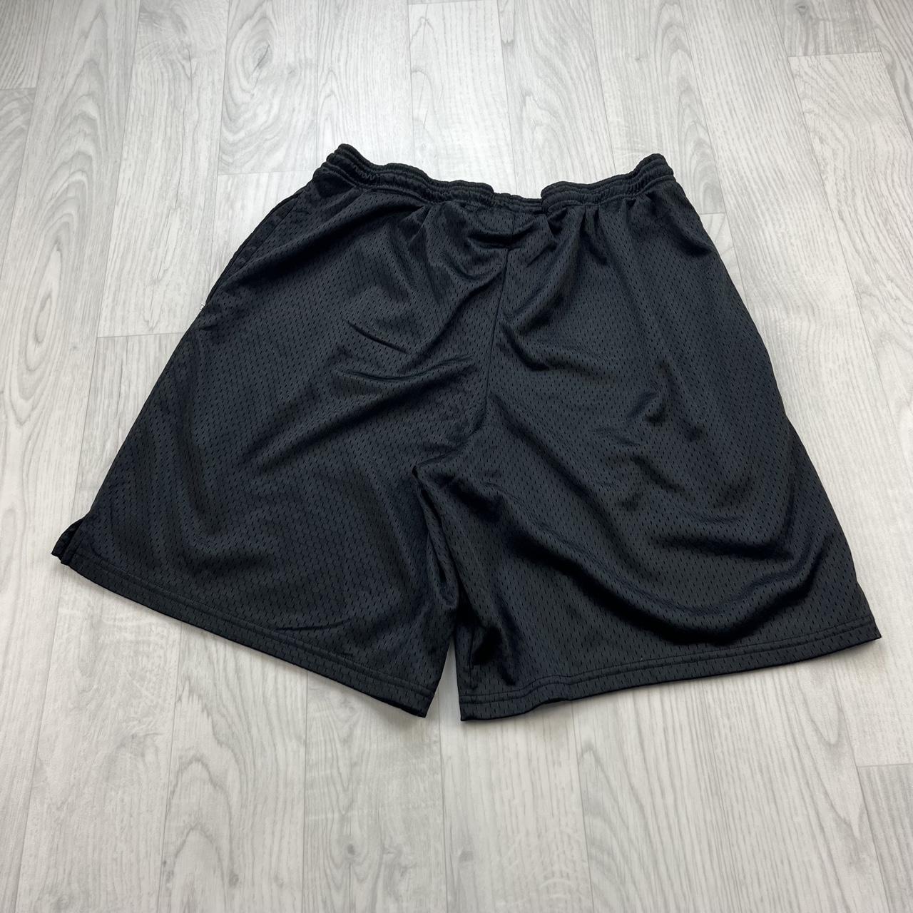 VINTAGE Y2K CHAMPION BAGGY MESH SPORT SHORTS BLACK