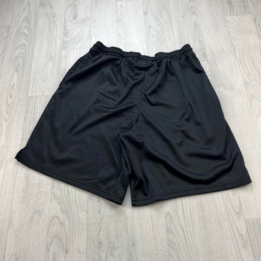 VINTAGE Y2K CHAMPION BAGGY MESH SPORT SHORTS BLACK
