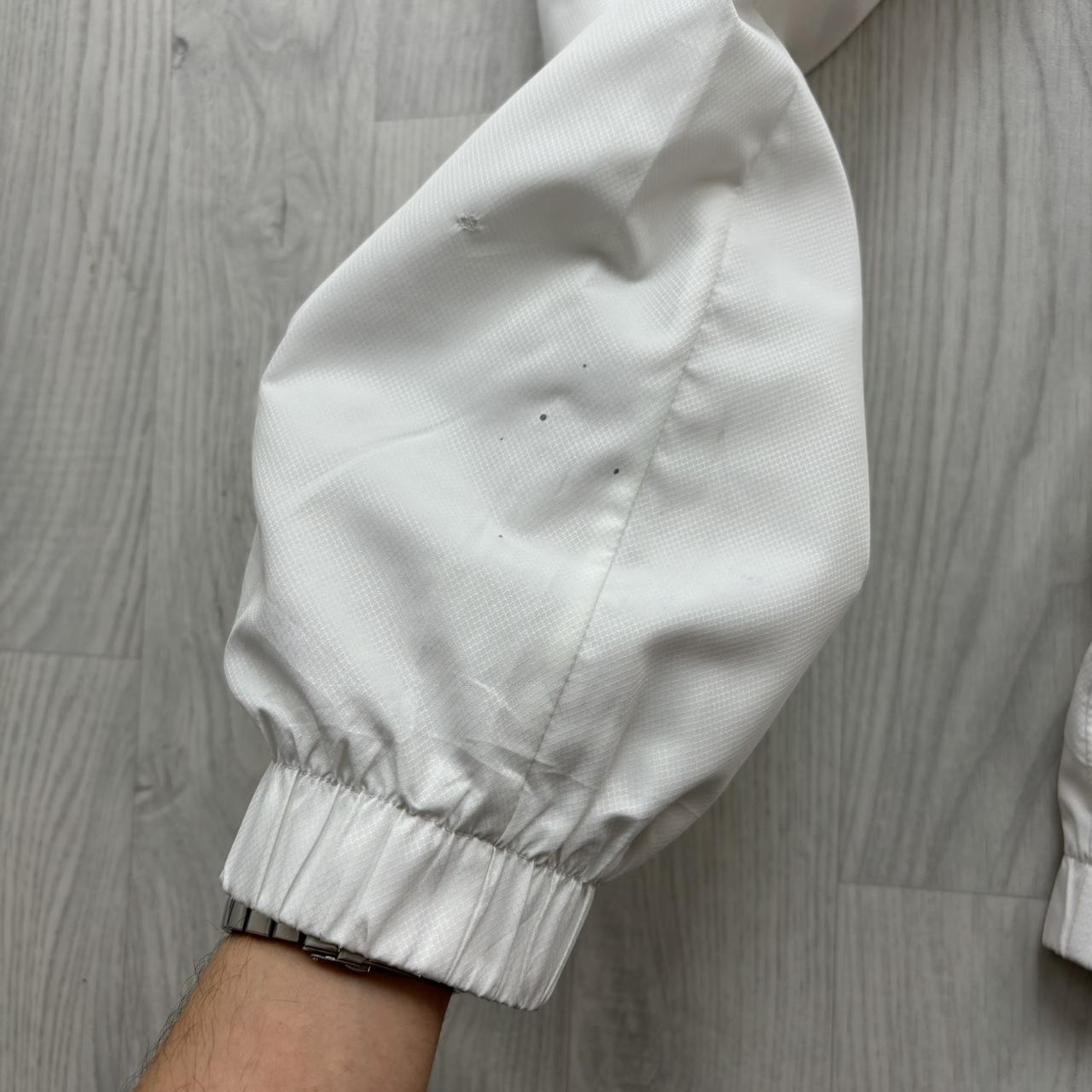 VINTAGE Y2K LACOSTE BAGGY TRACKSUIT BOTTOMS WHITE