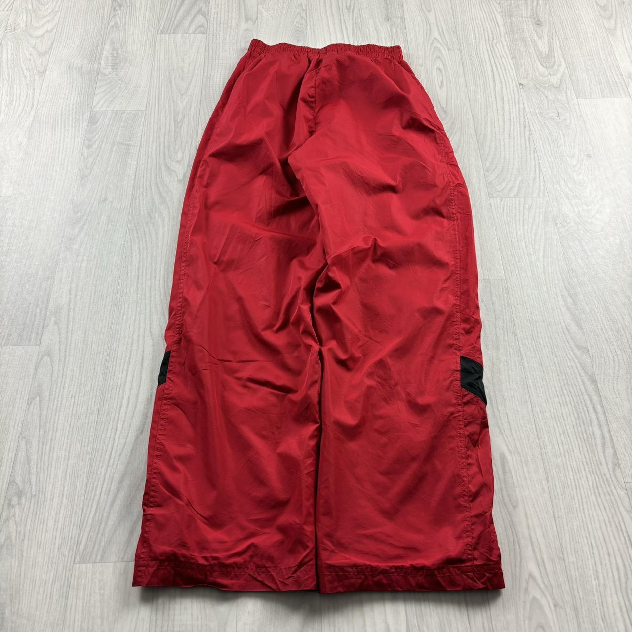VINTAGE Y2K STARTER BAGGY TRACKSUIT BOTTOMS RED