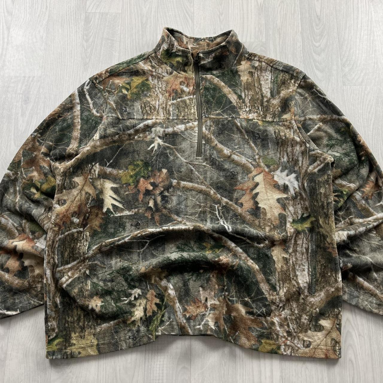 VINTAGE REALTREE QUARTER ZIP FLEECE CAMO