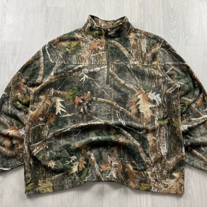 VINTAGE REALTREE QUARTER ZIP FLEECE CAMO