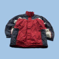 VINTAGE Y2K COLUMBIA UTILITY SKI JACKET RED GREY