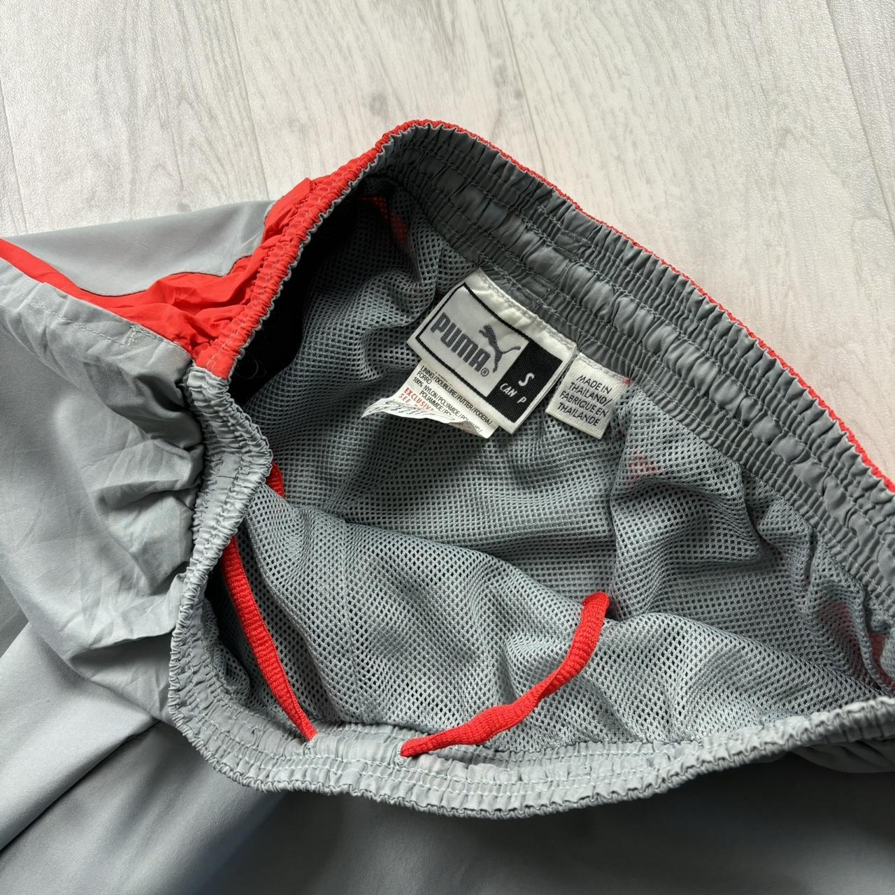 VINTAGE Y2K PUMA TECHNICAL BAGGY TRACKSUIT BOTTOMS GREY