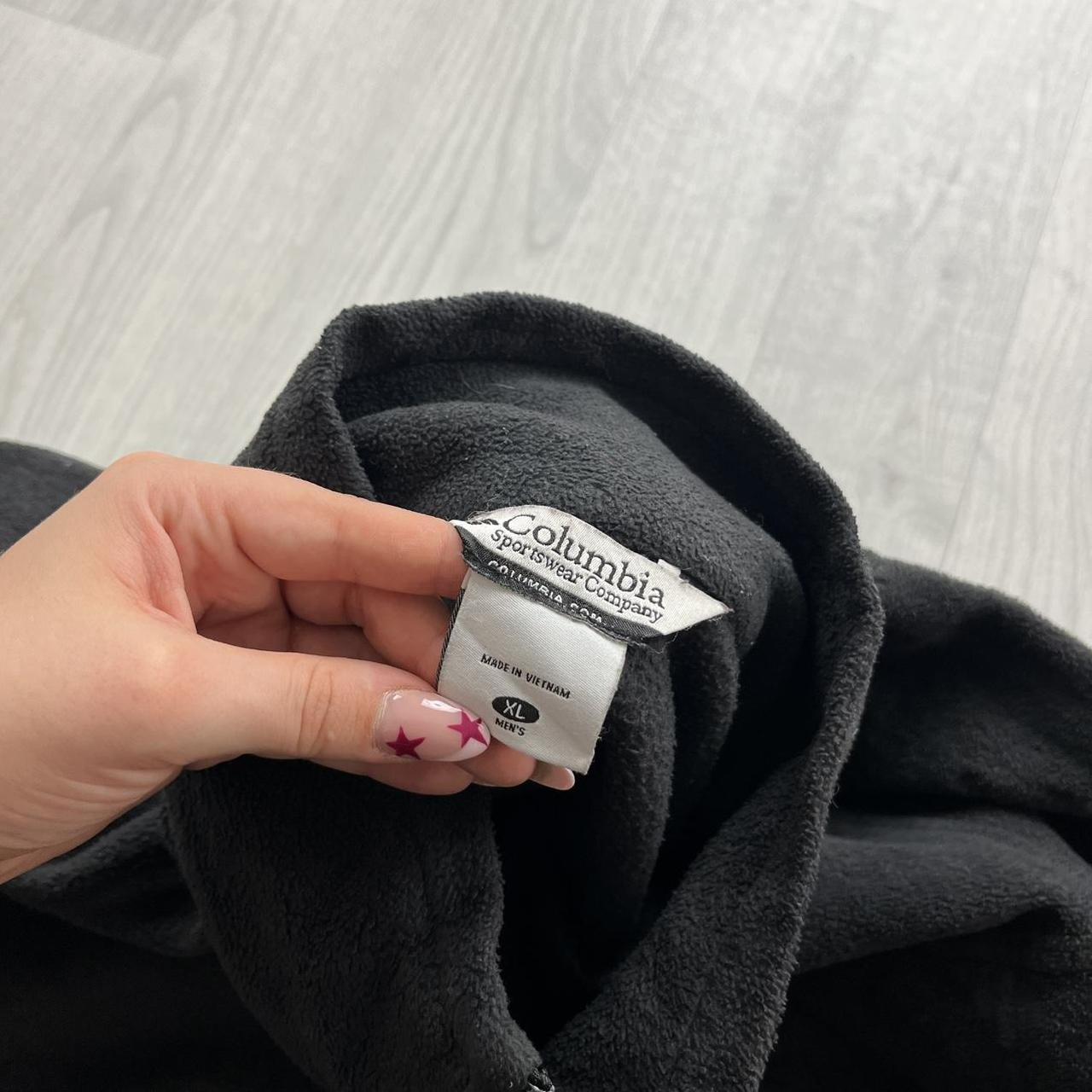 VINTAGE Y2K COLUMBIA ZIP UP FLEECE BLACK