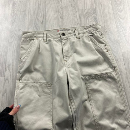 VINTAGE JACK THREADS DOUBLE KNEE CARPENTER JEANS CREAM