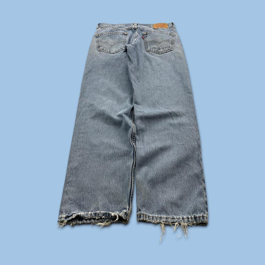 VINTAGE 00s LEVIS 550 BAGGY JEANS BLUE
