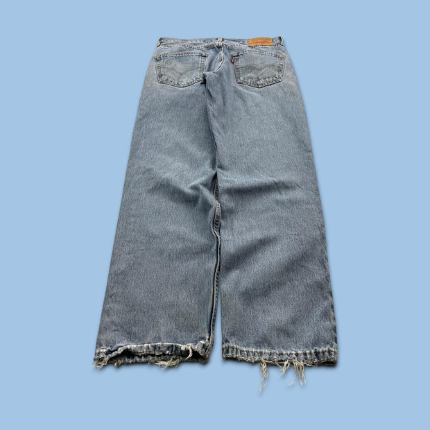 VINTAGE 00s LEVIS 550 BAGGY JEANS BLUE