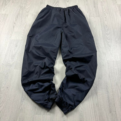 VINTAGE Y2K CHAMPION BAGGY SHELL TRACKSUIT BOTTOMS NAVY