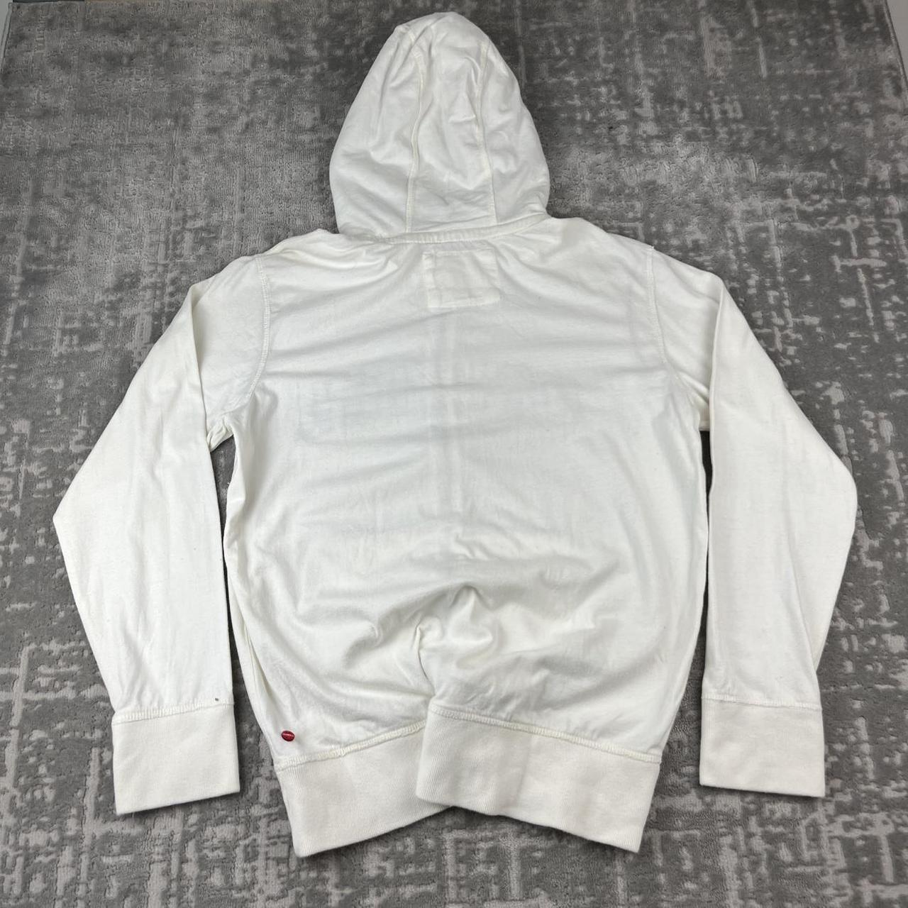 VINTAGE Y2K ONEILL SPELL OUT HOODIE WHITE