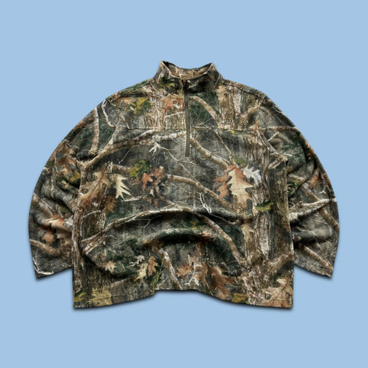 VINTAGE REALTREE QUARTER ZIP FLEECE CAMO