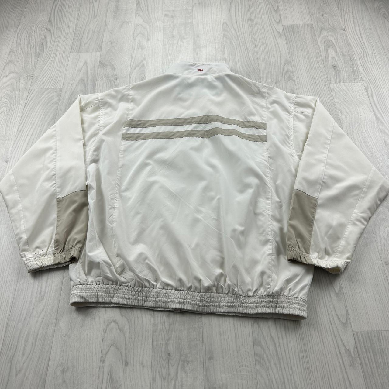 VINTAGE Y2K REEBOK LIGHTWEIGHT TRACK JACKET WHITE