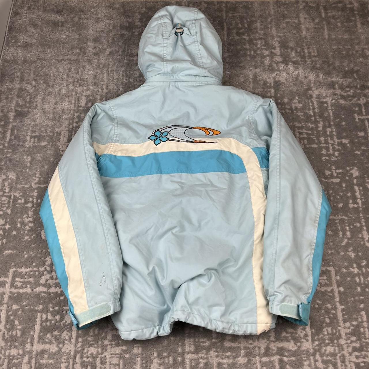 VINTAGE Y2K ONEILL PADDED SKI JACKET BABY BLUE