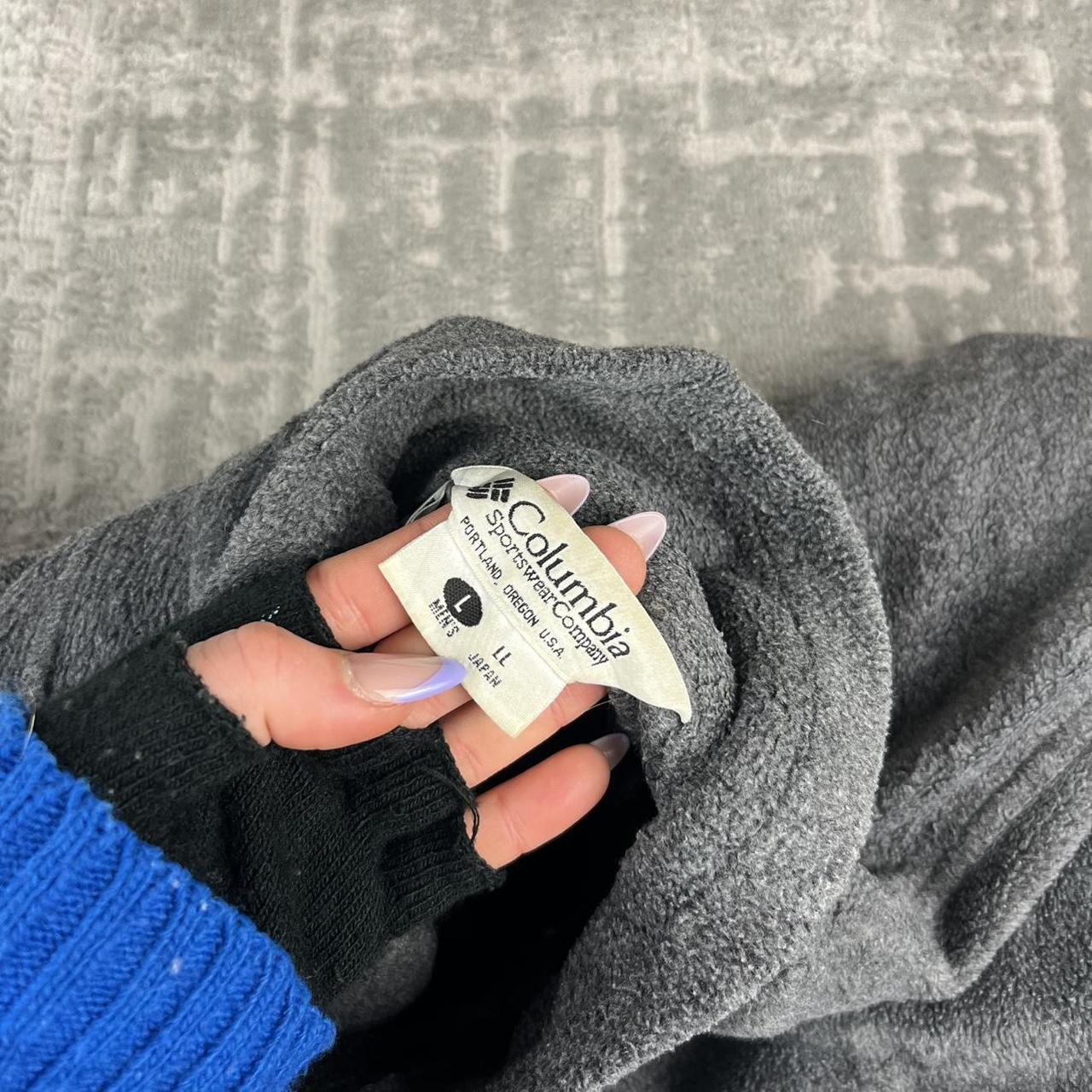 VINTAGE 00s COLUMBIA TECHNICAL FLEECE JACKET GREY