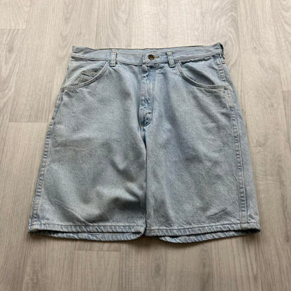 VINTAGE 00s WRANGLER BAGGY LOOSE JORTS BLUE