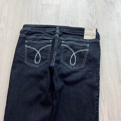 VINTAGE Y2K CALVIN KLEIN LOW RISE SLIM BOOTCUT JEANS NAVY